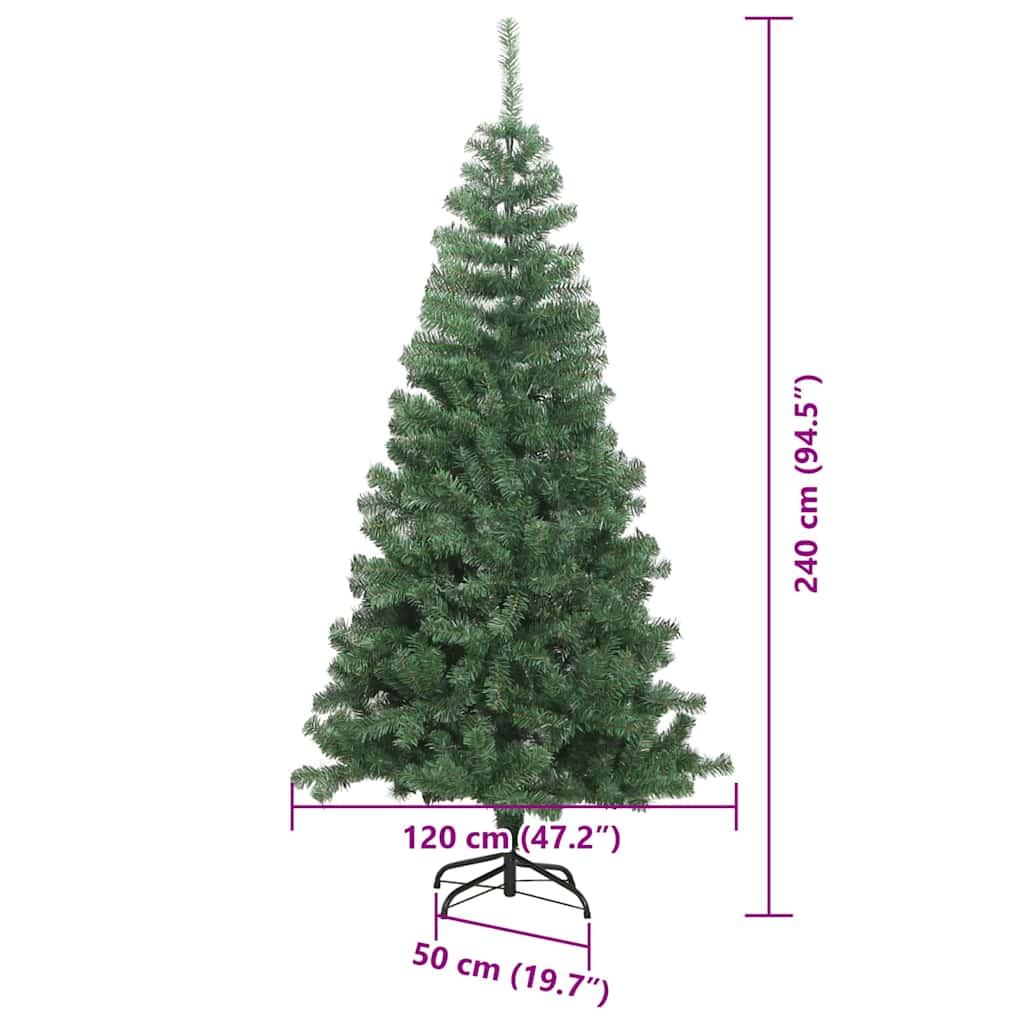Weihnachtsbaum Grün 240 cm PVC