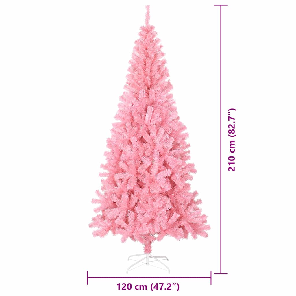 Weihnachtsbaum Rosa 210 cm PVC