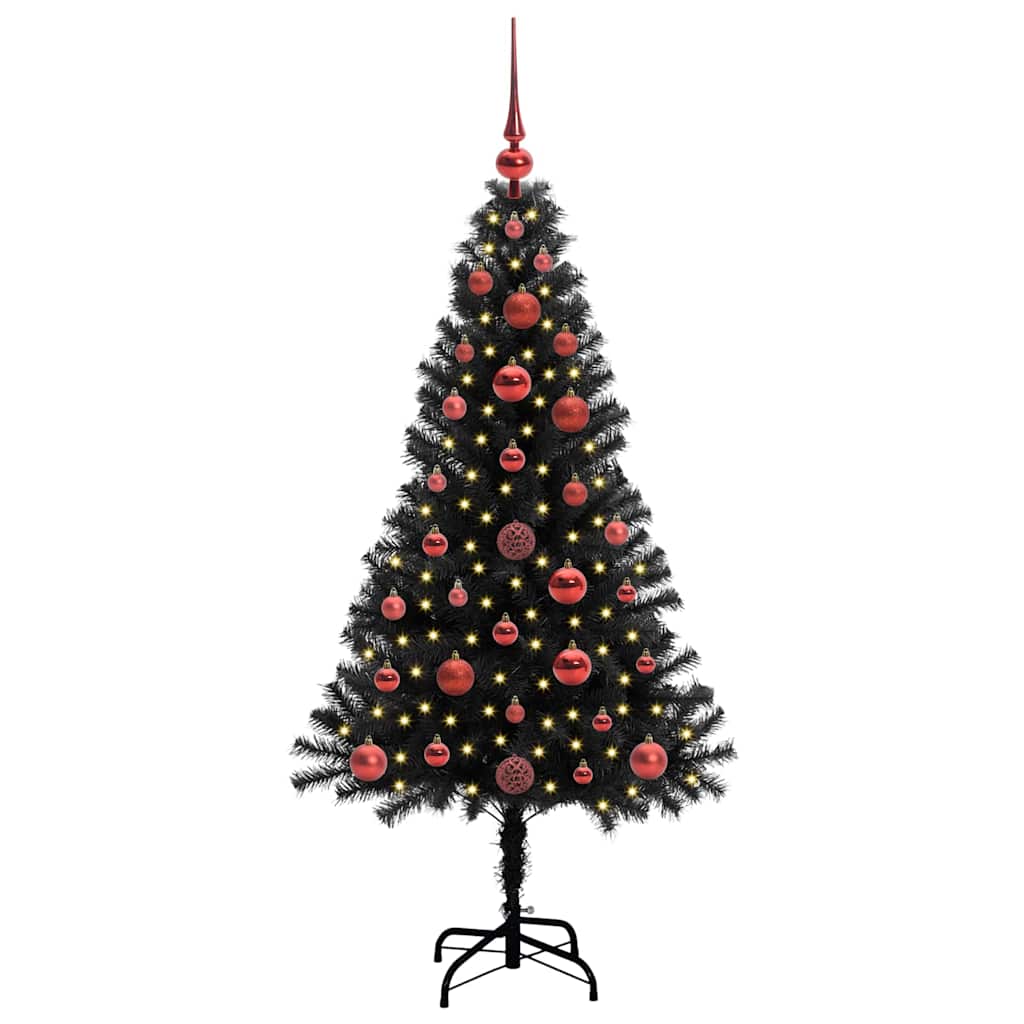 Weihnachtsbaum Schwarz 120 cm PVC