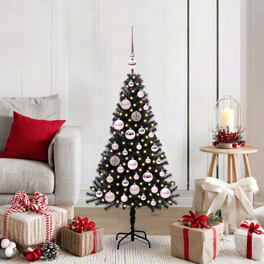 Weihnachtsbaum Schwarz 120 cm PVC