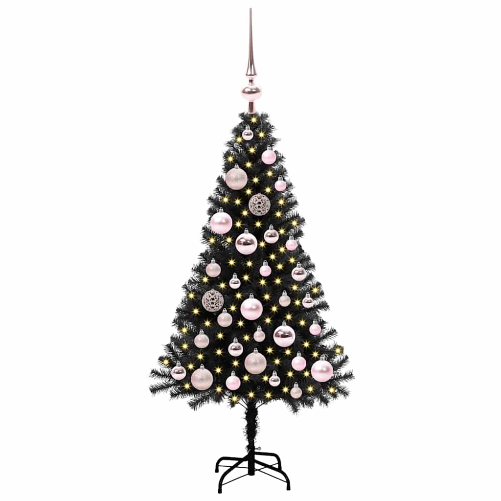 Weihnachtsbaum Schwarz 120 cm PVC