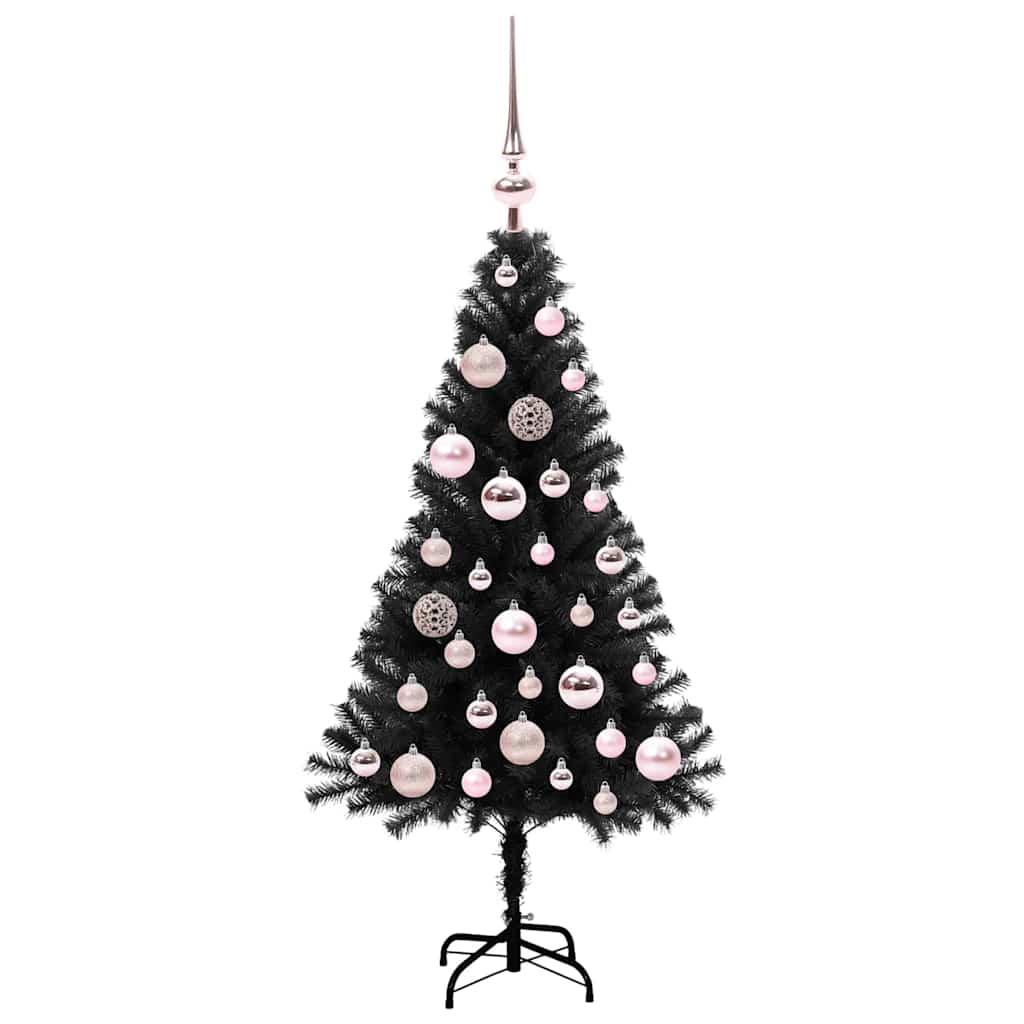 Weihnachtsbaum Schwarz 120 cm PVC