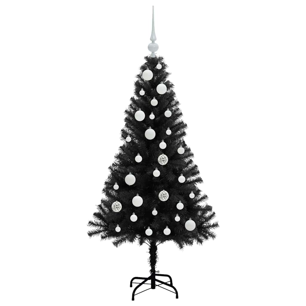 Weihnachtsbaum Schwarz 120 cm PVC