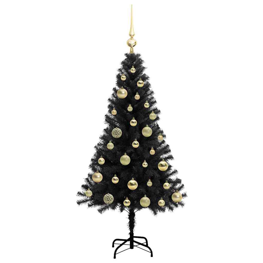 Weihnachtsbaum Schwarz 120 cm PVC