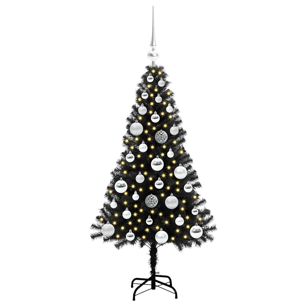 Weihnachtsbaum Schwarz 120 cm PVC