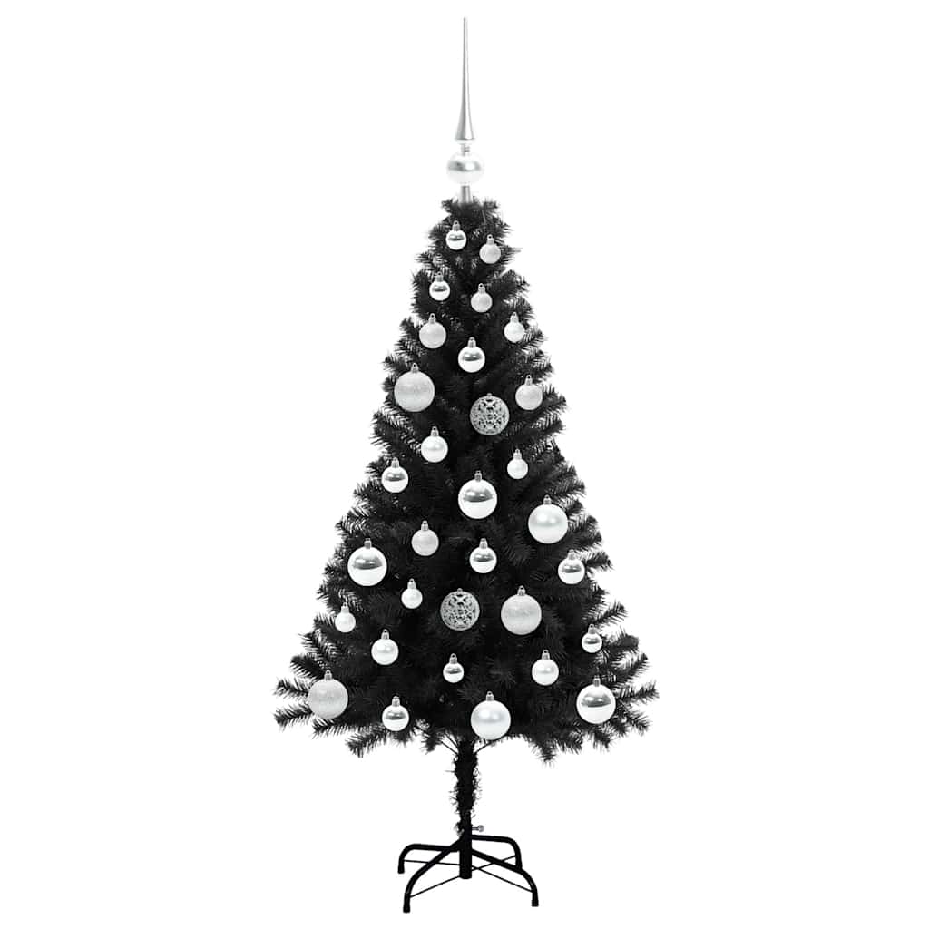 Weihnachtsbaum Schwarz 120 cm PVC