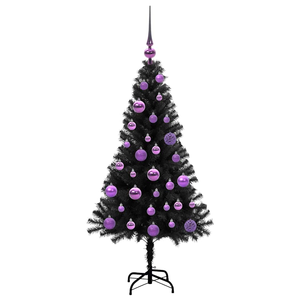 Weihnachtsbaum Schwarz 120 cm PVC