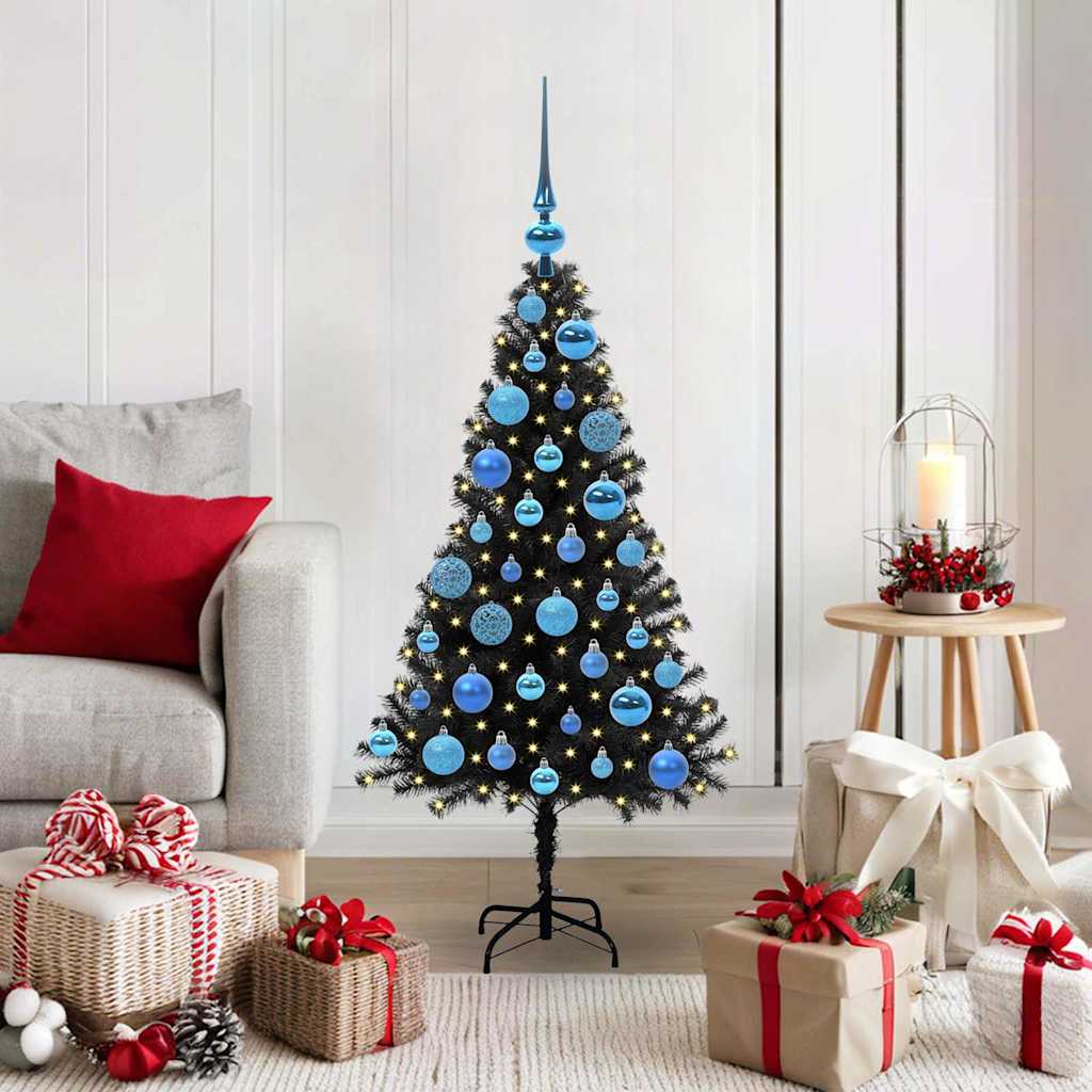Weihnachtsbaum Schwarz 120 cm PVC
