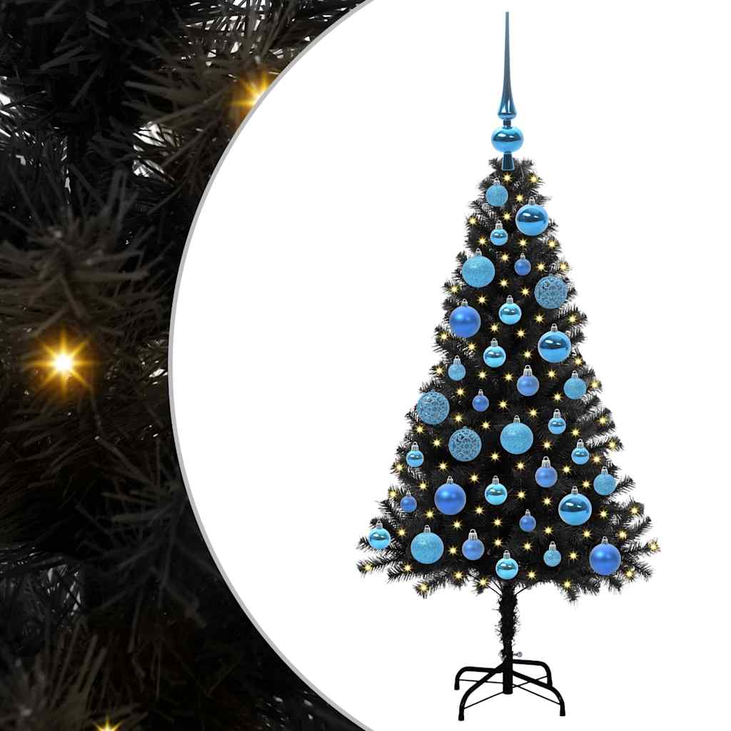Weihnachtsbaum Schwarz 120 cm PVC