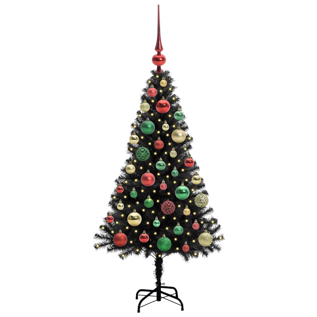 Weihnachtsbaum Schwarz 120 cm PVC