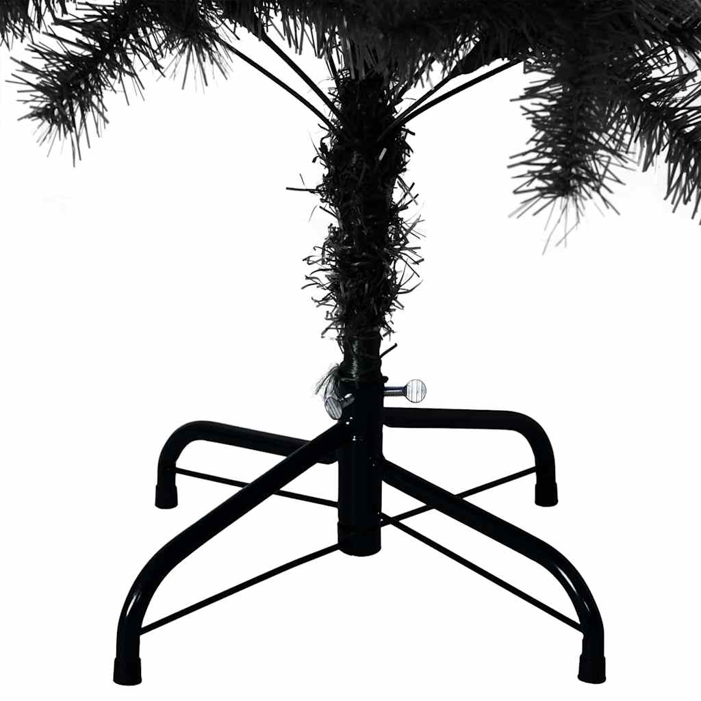Weihnachtsbaum Schwarz 150 cm PVC