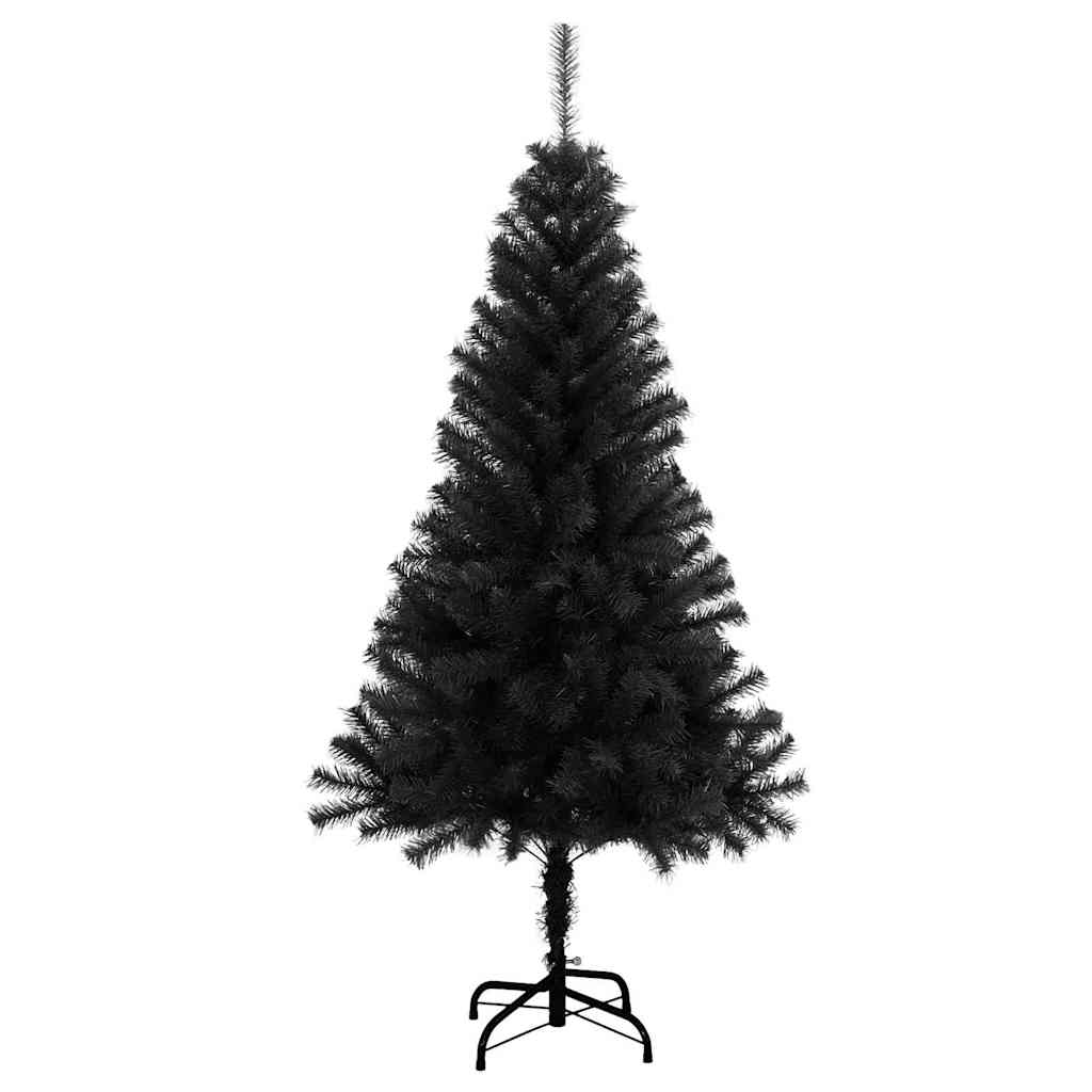 Weihnachtsbaum Schwarz 150 cm PVC