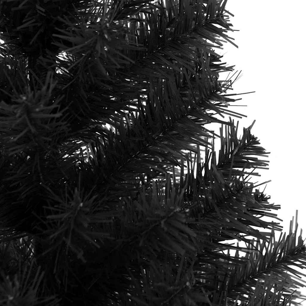 Weihnachtsbaum Schwarz 150 cm PVC