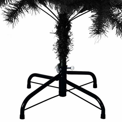 Weihnachtsbaum Schwarz 150 cm PVC