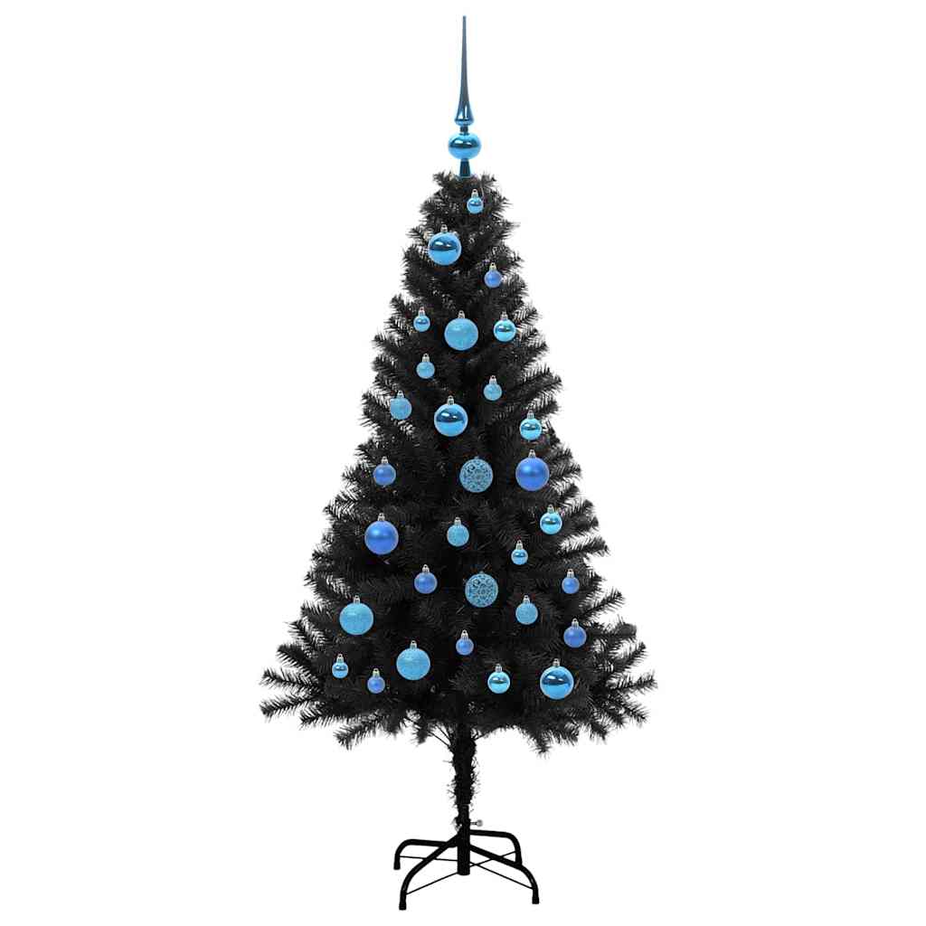 Weihnachtsbaum Schwarz 150 cm PVC