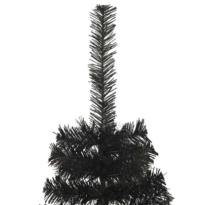 Weihnachtsbaum Schwarz 180 cm PVC