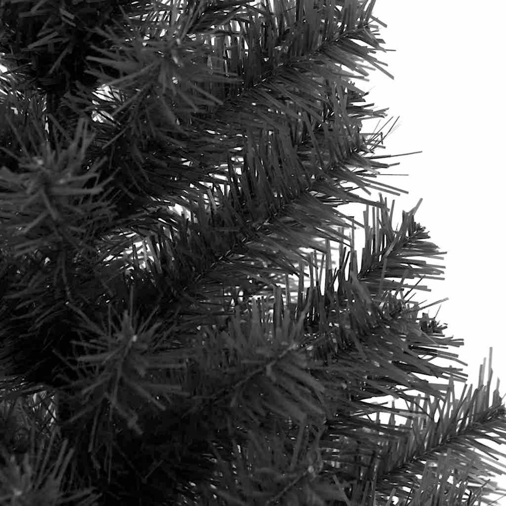 Künstliche Weihnachtsbäume Schwarz 180 cm PVC