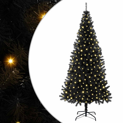 Weihnachtsbaum Schwarz 180 cm PVC