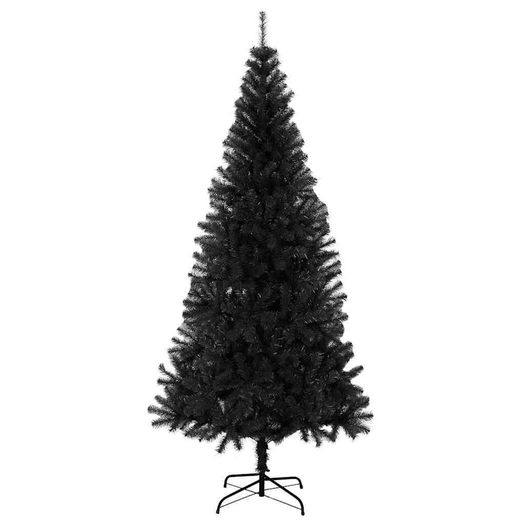 Künstliche Weihnachtsbäume Schwarz 180 cm PVC