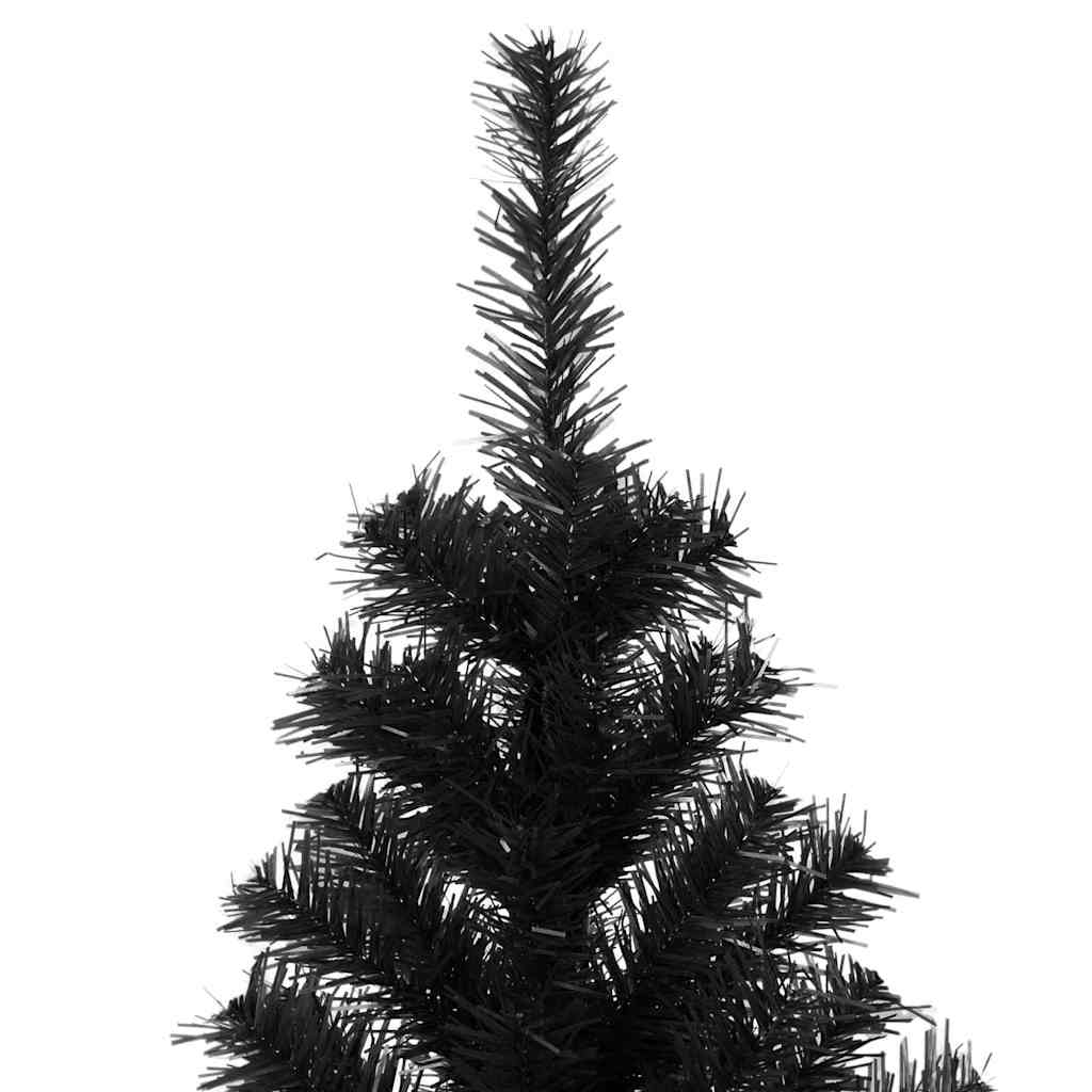 Weihnachtsbaum Schwarz 180 cm PVC