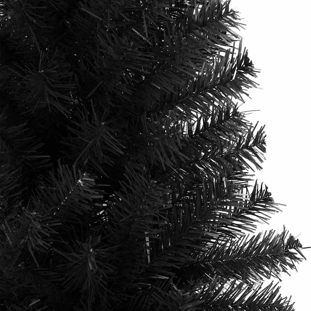 Weihnachtsbaum Schwarz 210 cm PVC