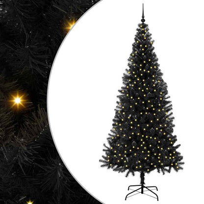 Weihnachtsbaum Schwarz 240 cm PVC