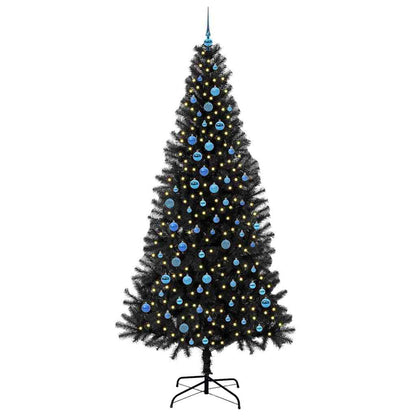 Weihnachtsbaum Schwarz 240 cm PVC