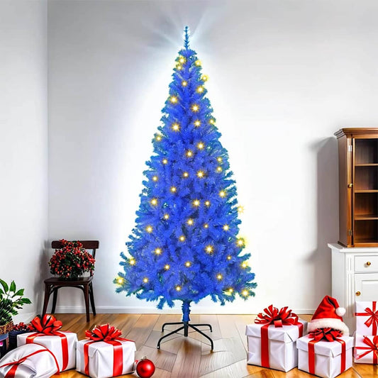 Künstliche Weihnachtsbäume Blau 180 cm PVC