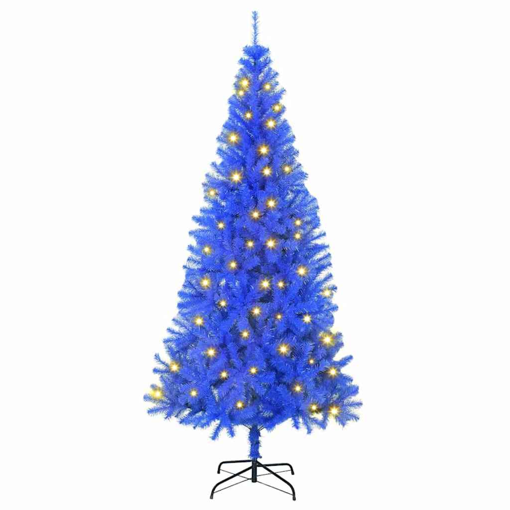 Künstliche Weihnachtsbäume Blau 180 cm PVC