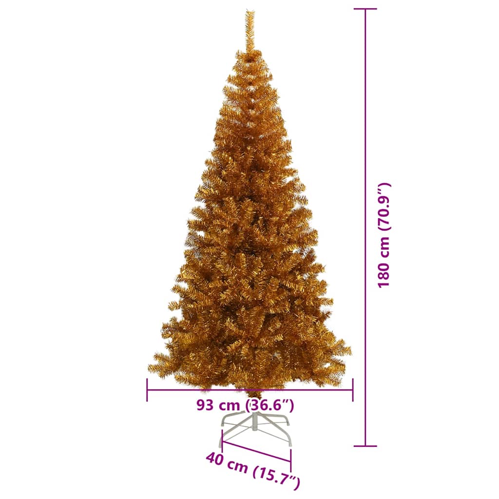 Weihnachtsbaum Gold 180 cm PET