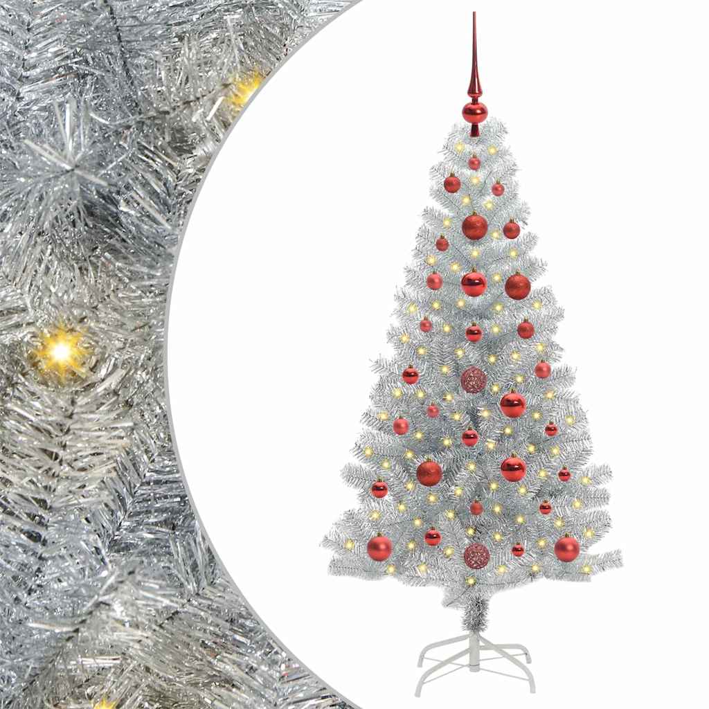 Weihnachtsbaum Silber 120 cm PET