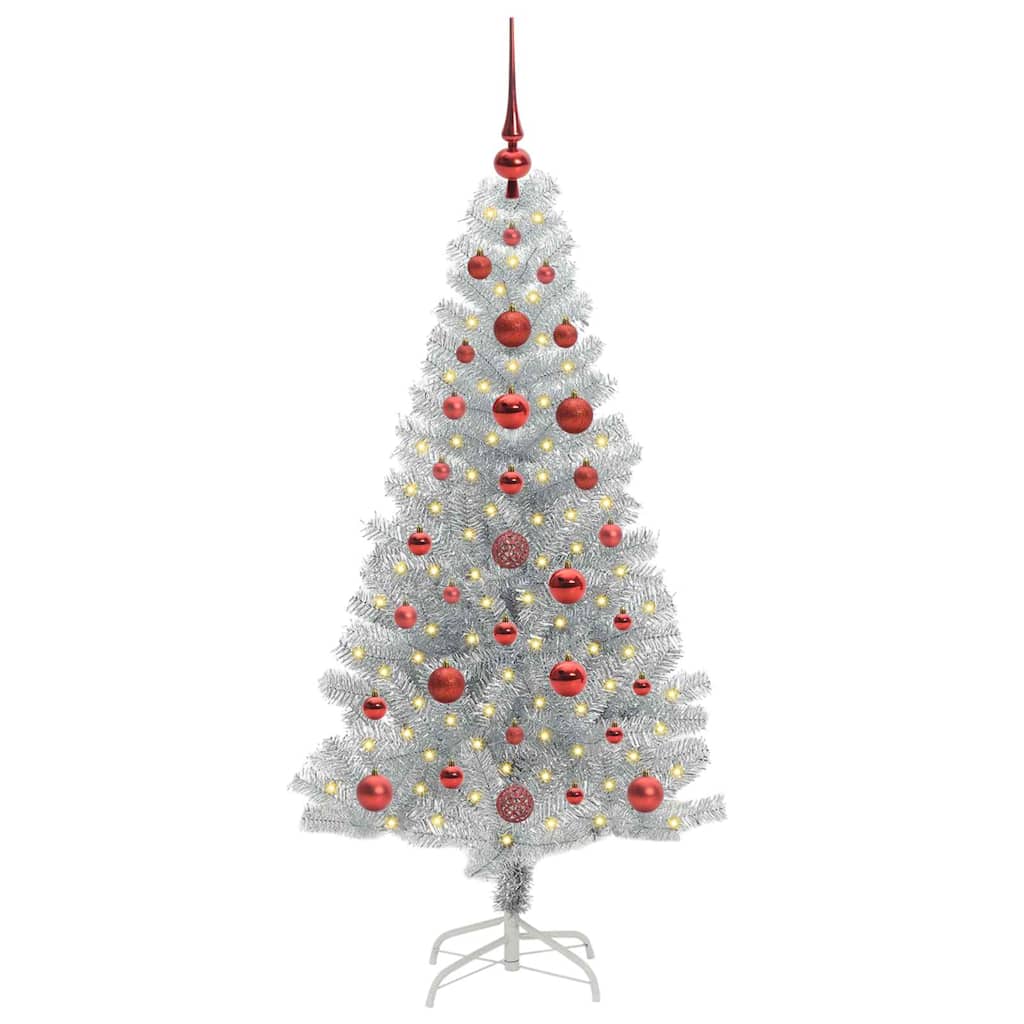 Weihnachtsbaum Silber 120 cm PET