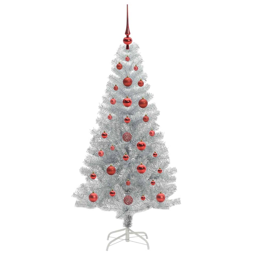 Weihnachtsbaum Silber 120 cm PET