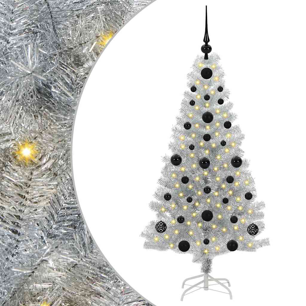 Weihnachtsbaum Silber 120 cm PET