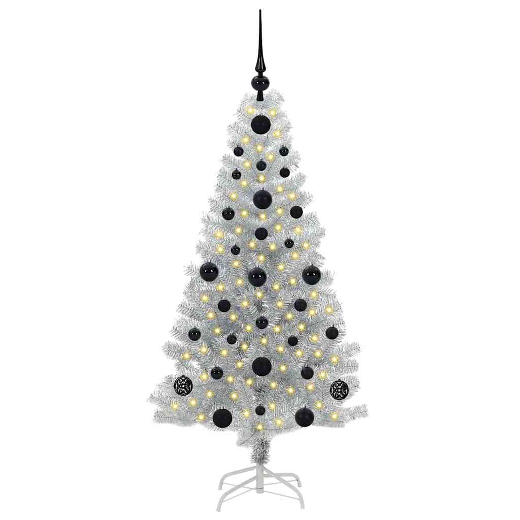 Weihnachtsbaum Silber 120 cm PET