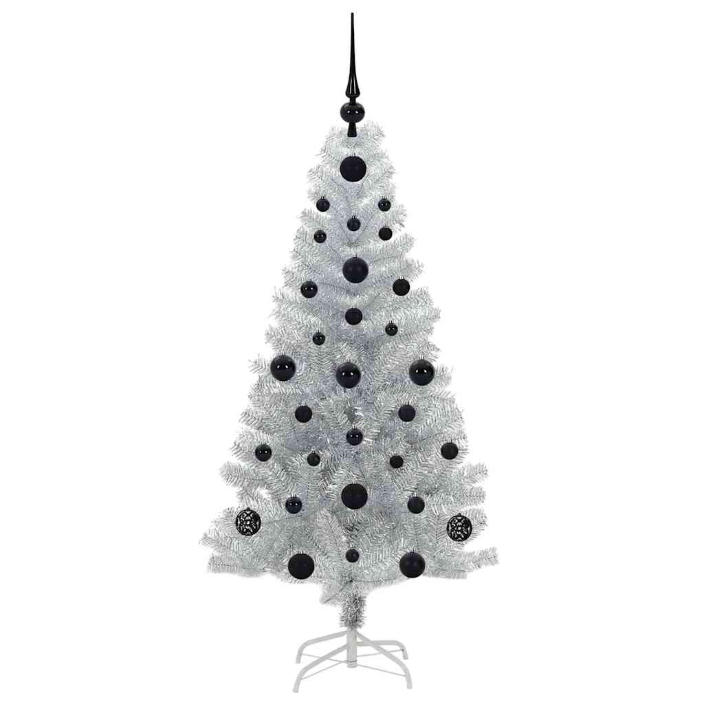 Weihnachtsbaum Silber 120 cm PET