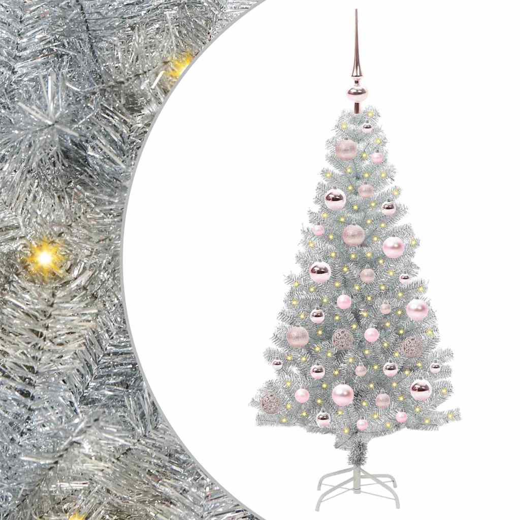 Weihnachtsbaum Silber 120 cm PET