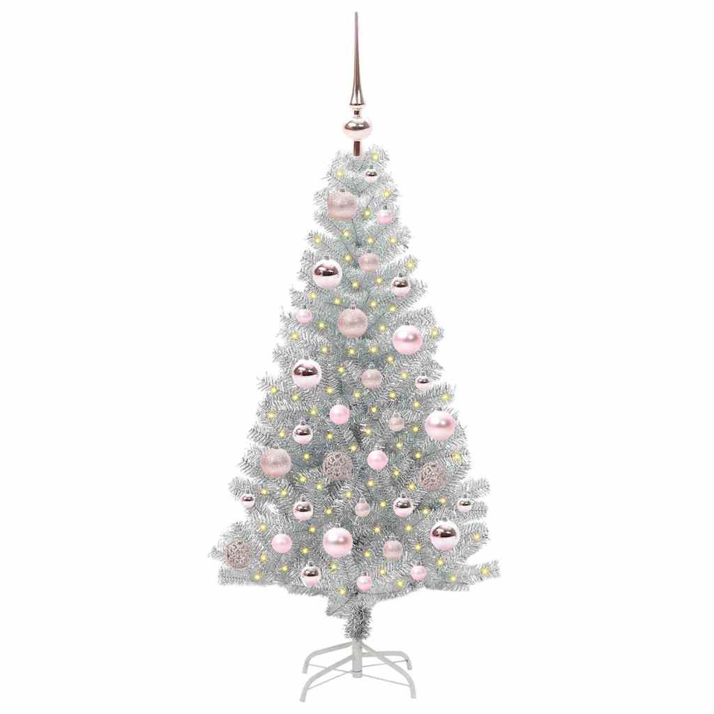 Weihnachtsbaum Silber 120 cm PET