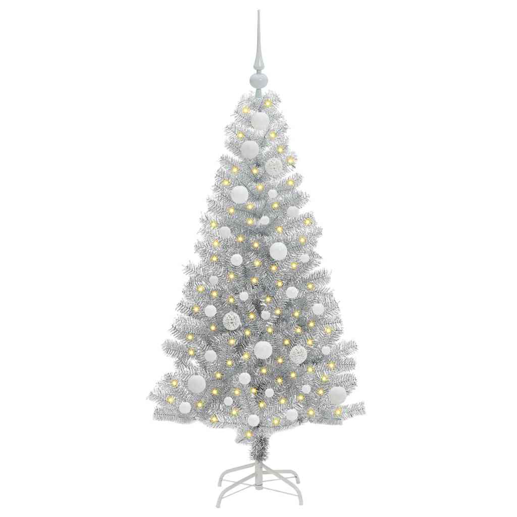 Weihnachtsbaum Silber 120 cm PET