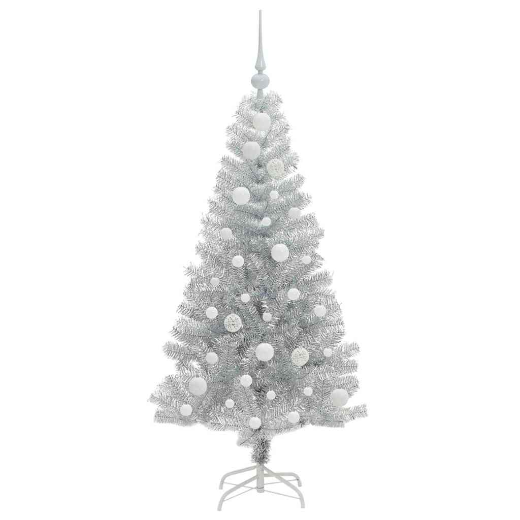 Weihnachtsbaum Silber 120 cm PET