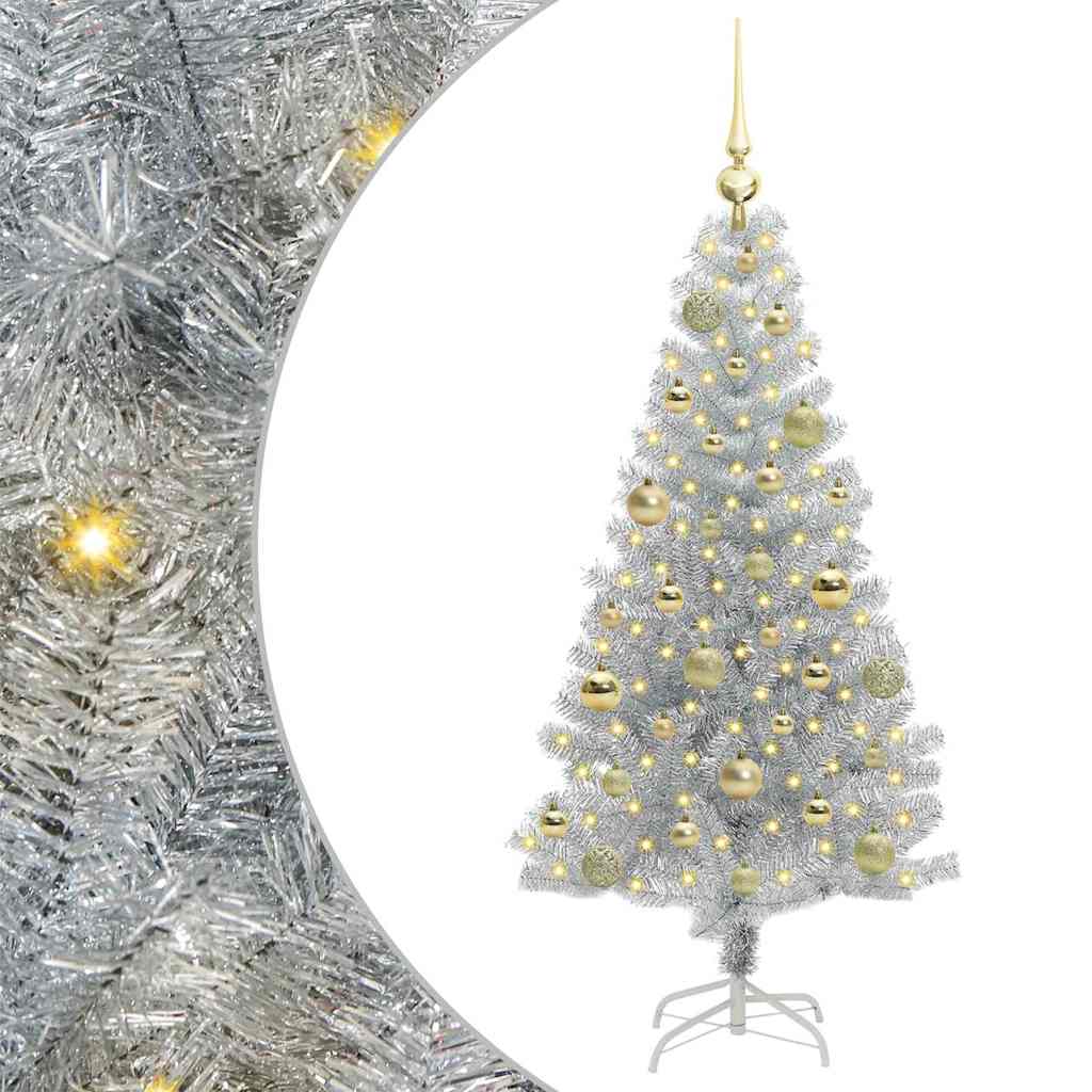Weihnachtsbaum Silber 120 cm PET