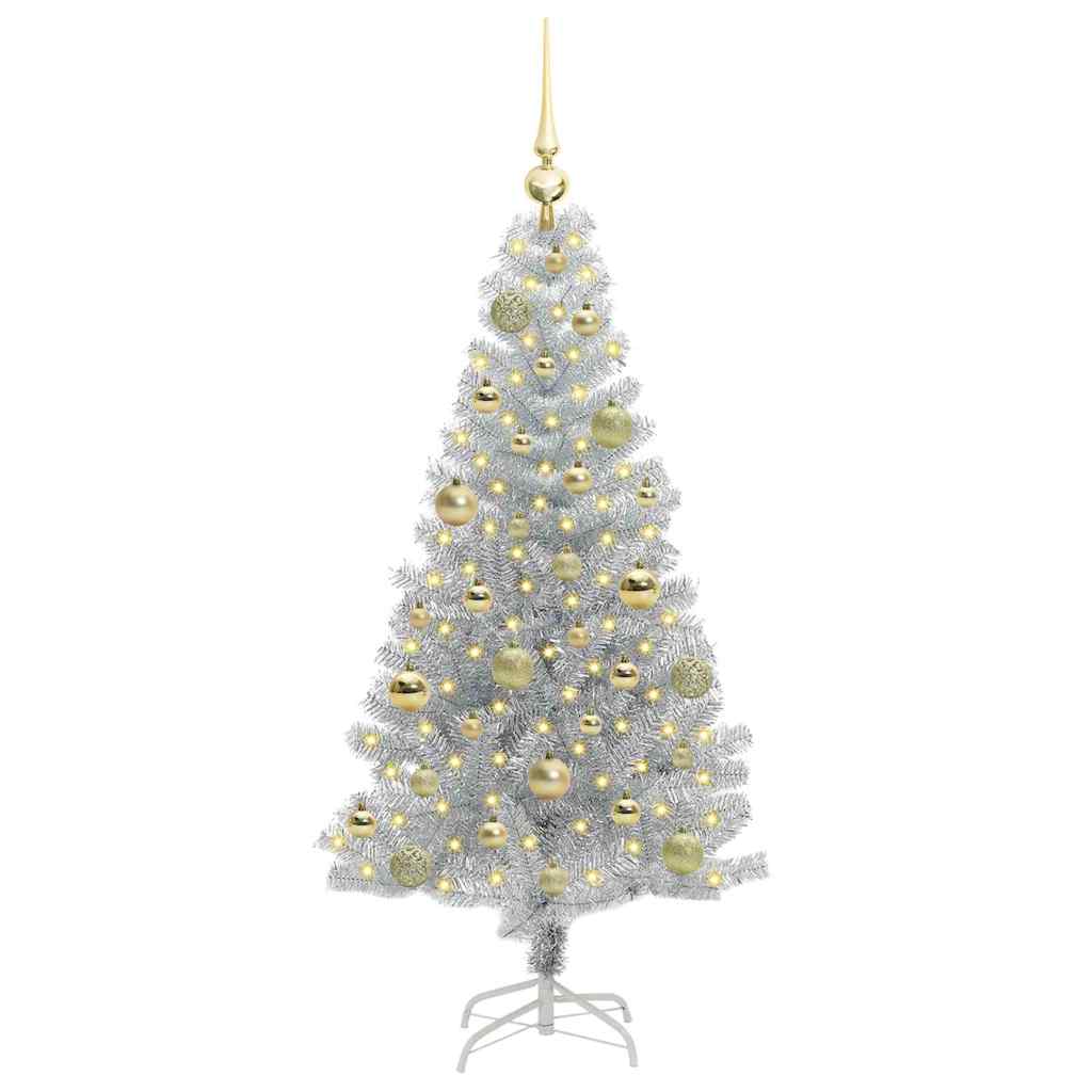 Weihnachtsbaum Silber 120 cm PET