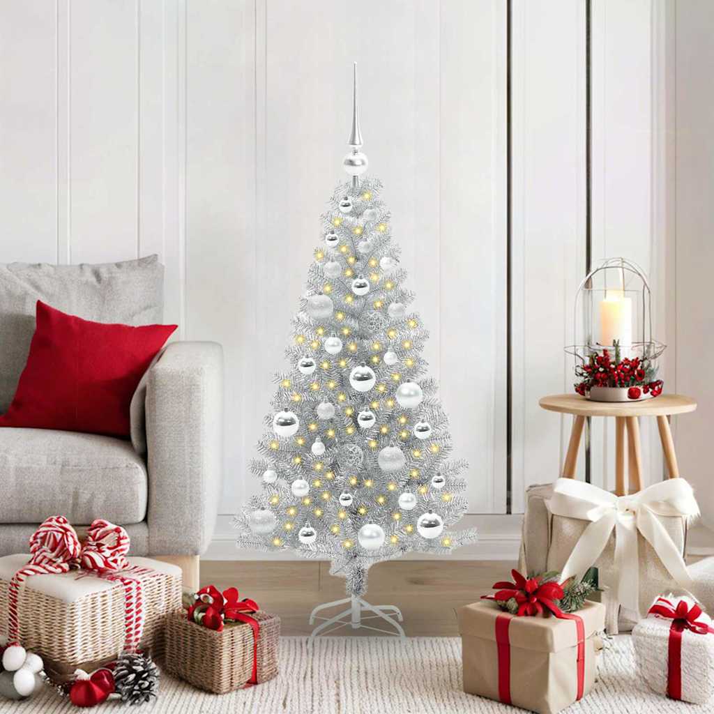 Weihnachtsbaum Silber 120 cm PET