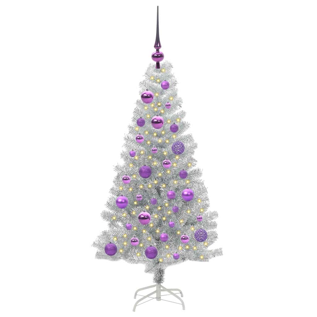 Weihnachtsbaum Silber 120 cm PET