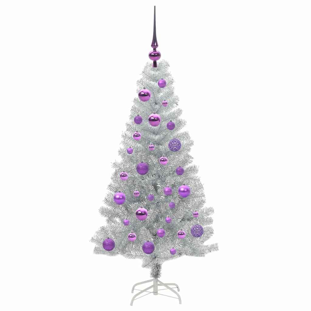 Weihnachtsbaum Silber 120 cm PET