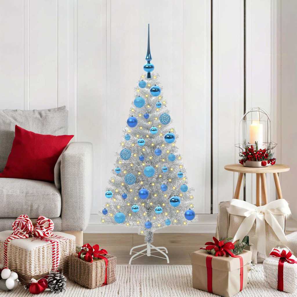 Weihnachtsbaum Silber 120 cm PET