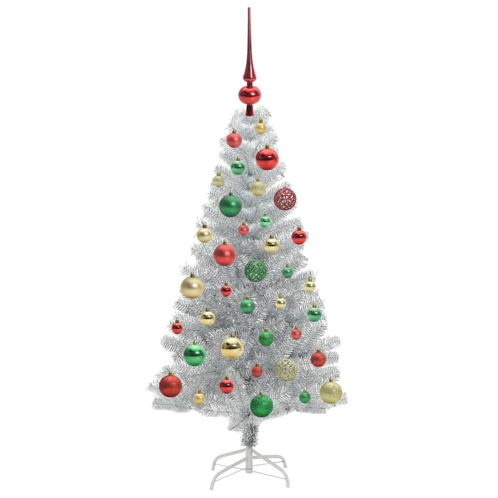 Weihnachtsbaum Silber 120 cm PET