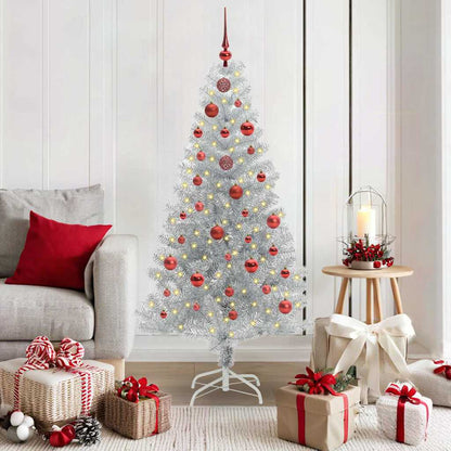 Weihnachtsbaum Silber 150 cm PET