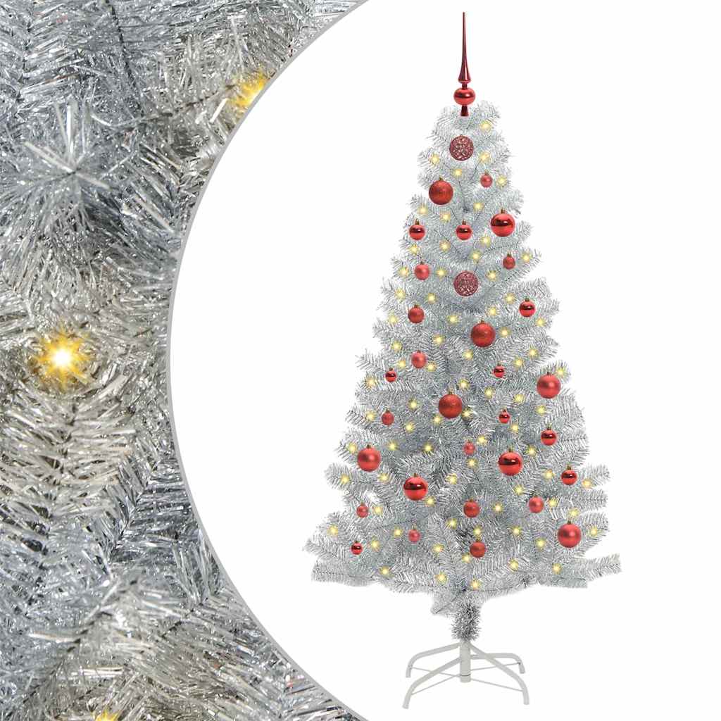 Weihnachtsbaum Silber 150 cm PET