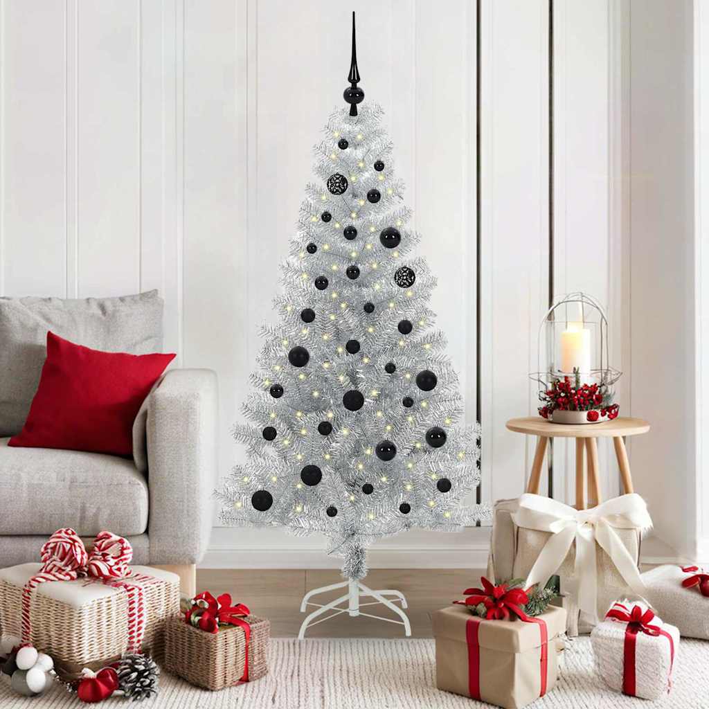 Weihnachtsbaum Silber 150 cm PET